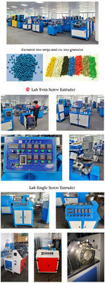 PVC PP PE Extrusion Line Plastic Profile Fully Automatic Plastic Extruder Machine