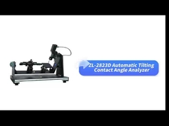 Probador automático de ángulo de gota de agua de precisión, instrumento de medición de ángulo de contacto